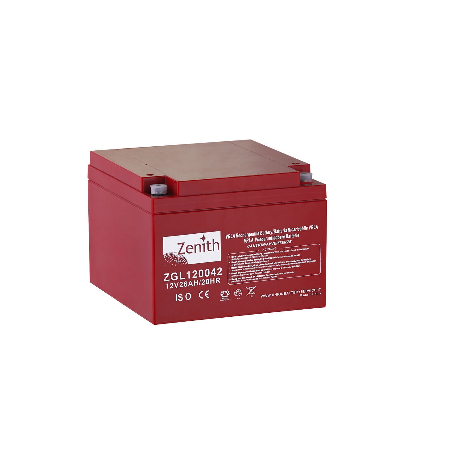 Batteria auto Zenith ZGL120042 AGM 12V 26Ah